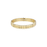 Doppelte Perlenschichten aus 14-karätigem Gold und Roségold-Armbändern