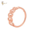 Kubanische Kettenglied-Design Roségold Moderinge