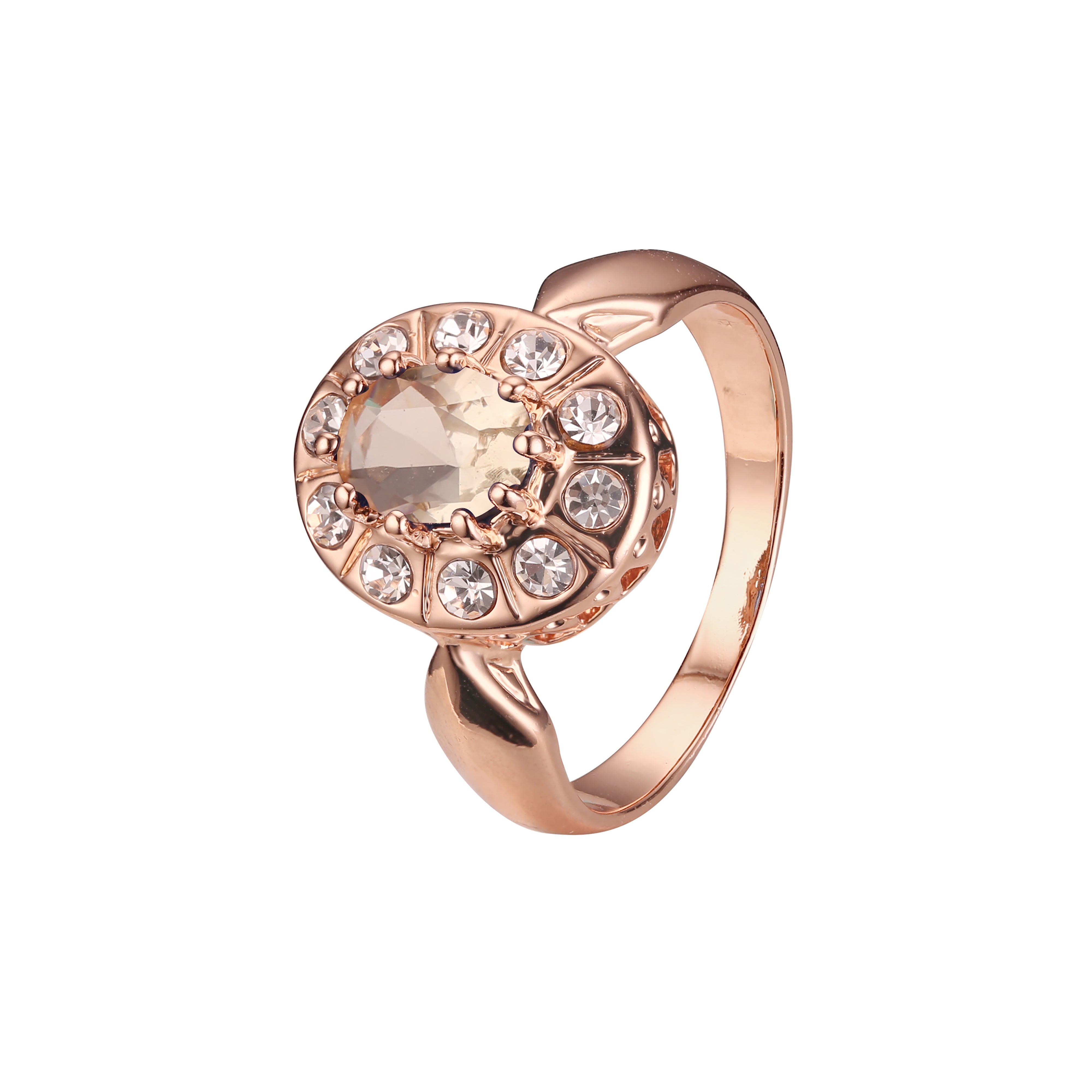 Halo-Ringe aus Roségold