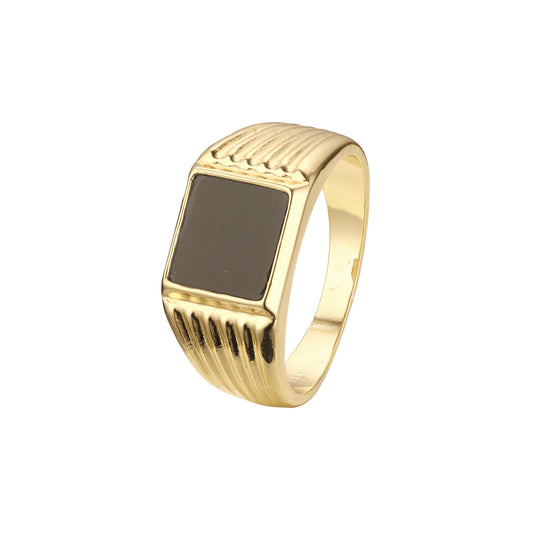 Men's rings in 14K Gold, Rose Gold plating colors