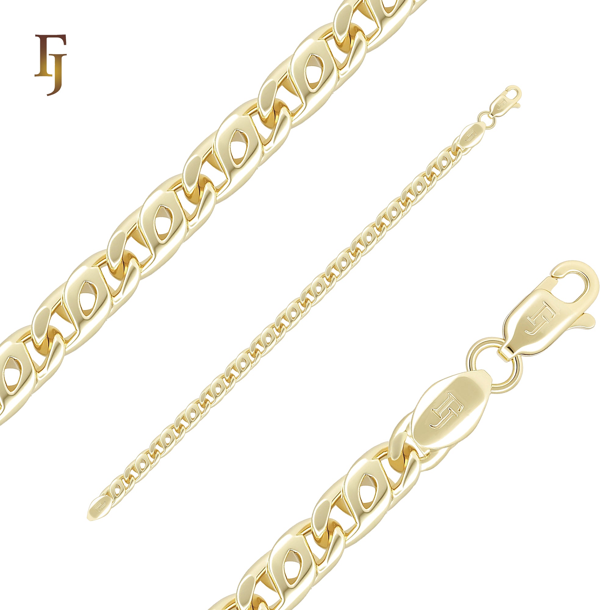 Marquise Horse eye hollow Snail Link Rose Gold Bracelets Chains