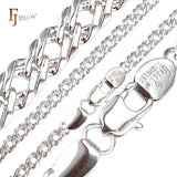 .Classic Rombo link White Gold chains