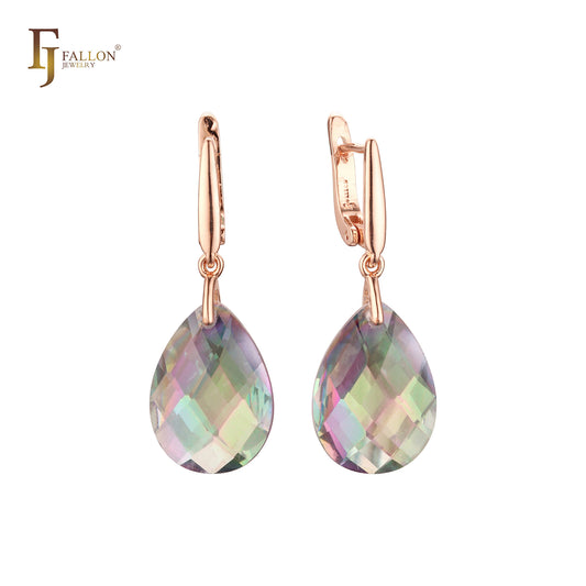 Серьги-капельки из Красное золото 585 пробы