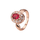 Halo-Ringe aus Roségold