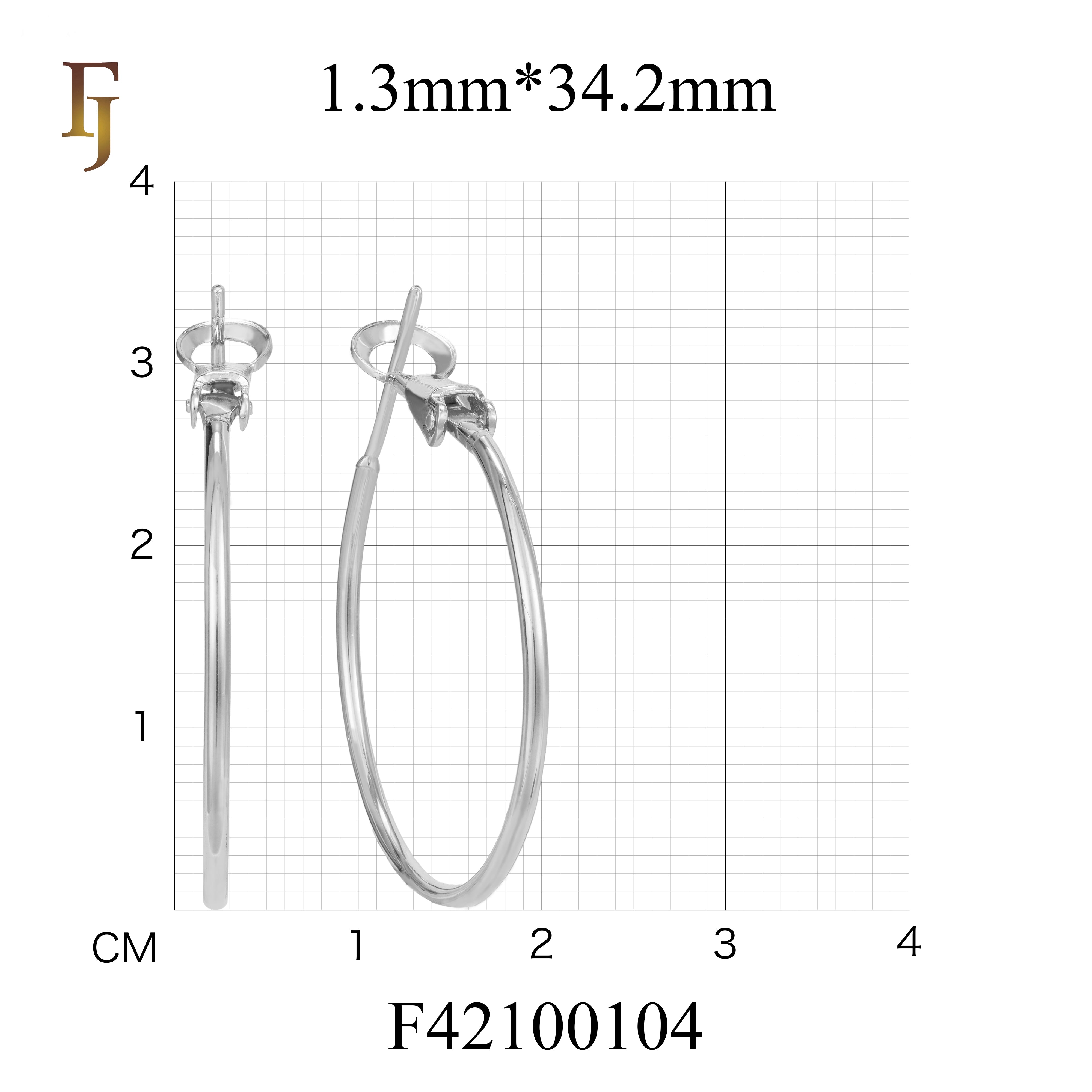 🔥 Minimalist Gold Plated Streamlined Hoop Earrings with Secure French Lock Closure – FJ Jewelry