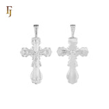 Orthodox Silver Cross Pendant with Jesus Crucifix – FJ Jewelry
