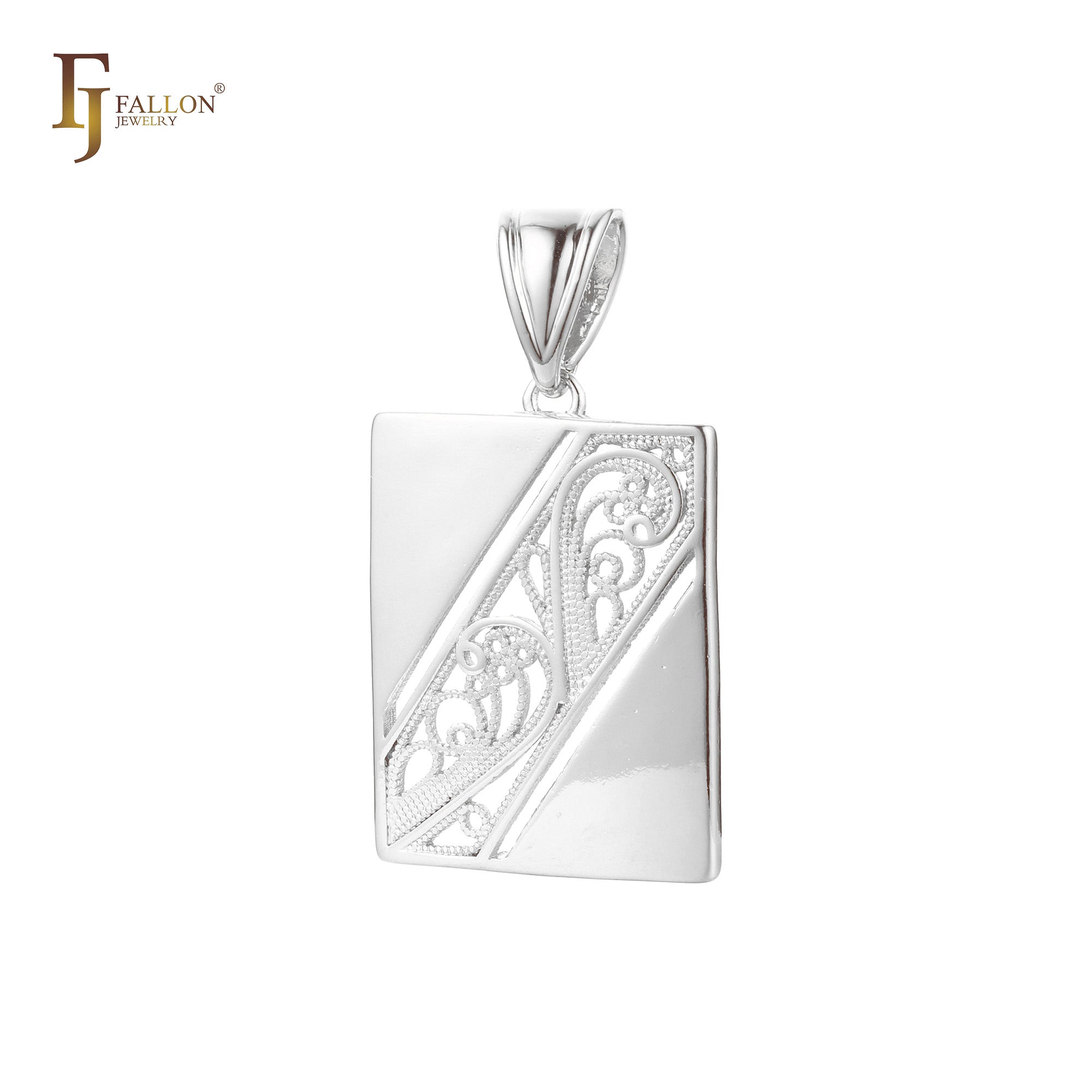 Pendant in Rose Gold, 14K Gold plating colors