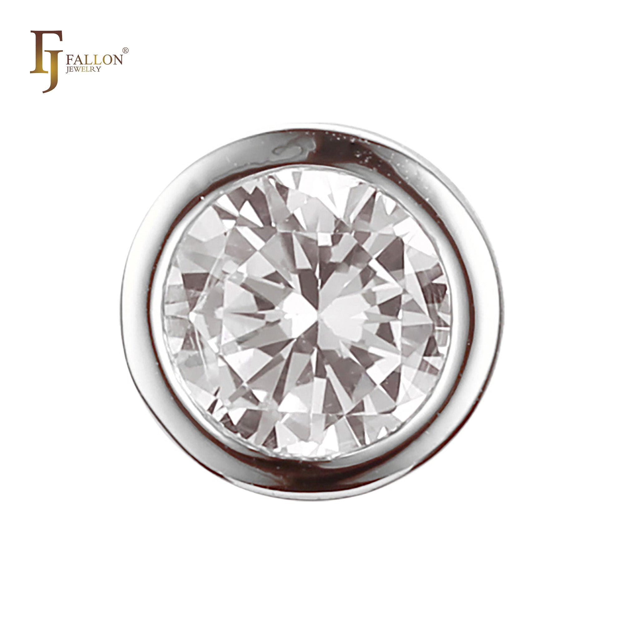 Pendant in Rose Gold, White Gold plating colors