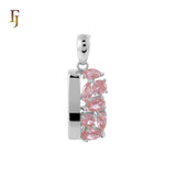 Luxuriöser Cluster Pinky CZs Rose Gold Fashion Anhänger