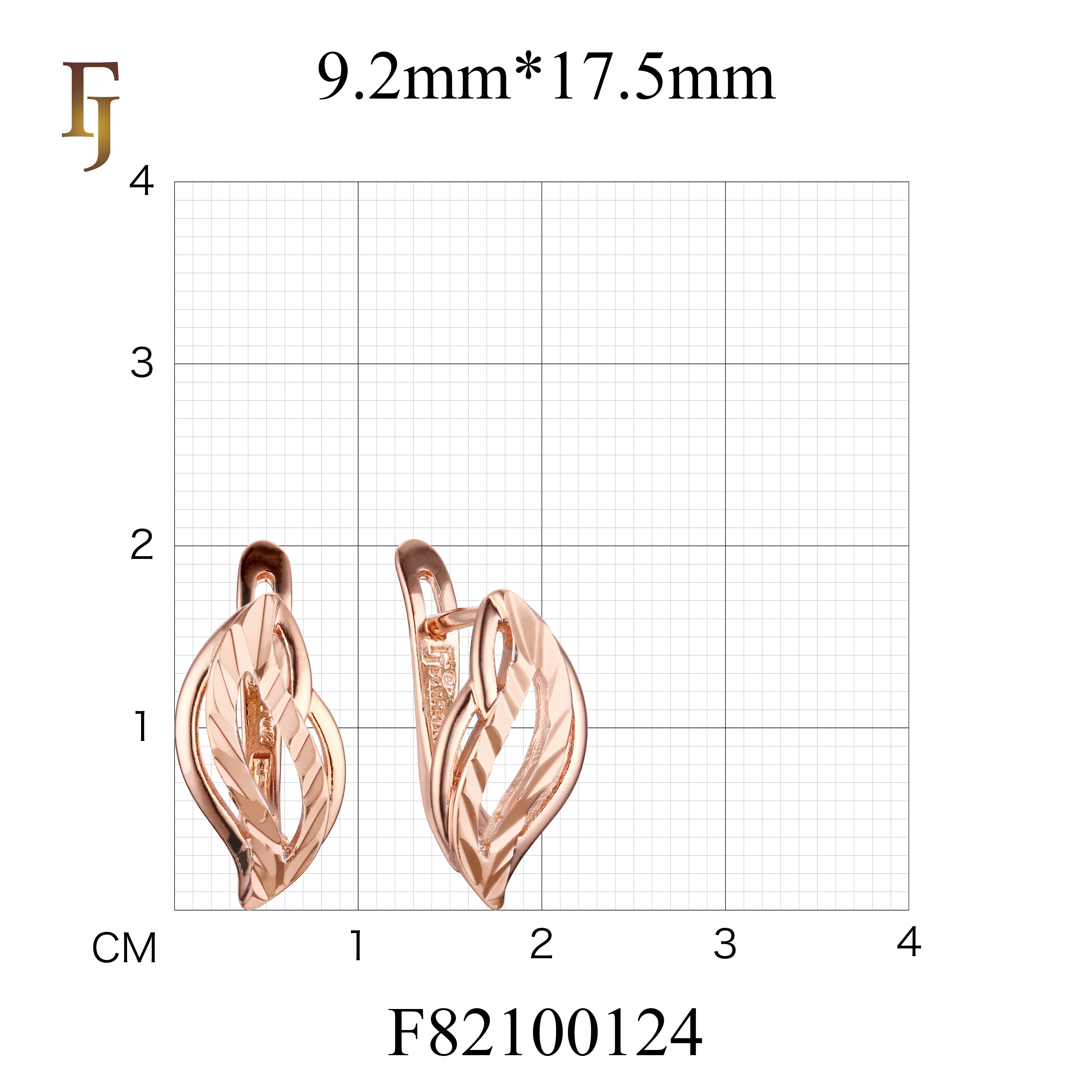 Silver Leaf Russian Lock Earrings – Twisted Polished & Textured Design – FJ Jewelry