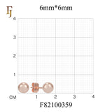 Minimalist Gold Plated Ball Stud Earrings for Daily Wear and Layered Ear Piercing Styles