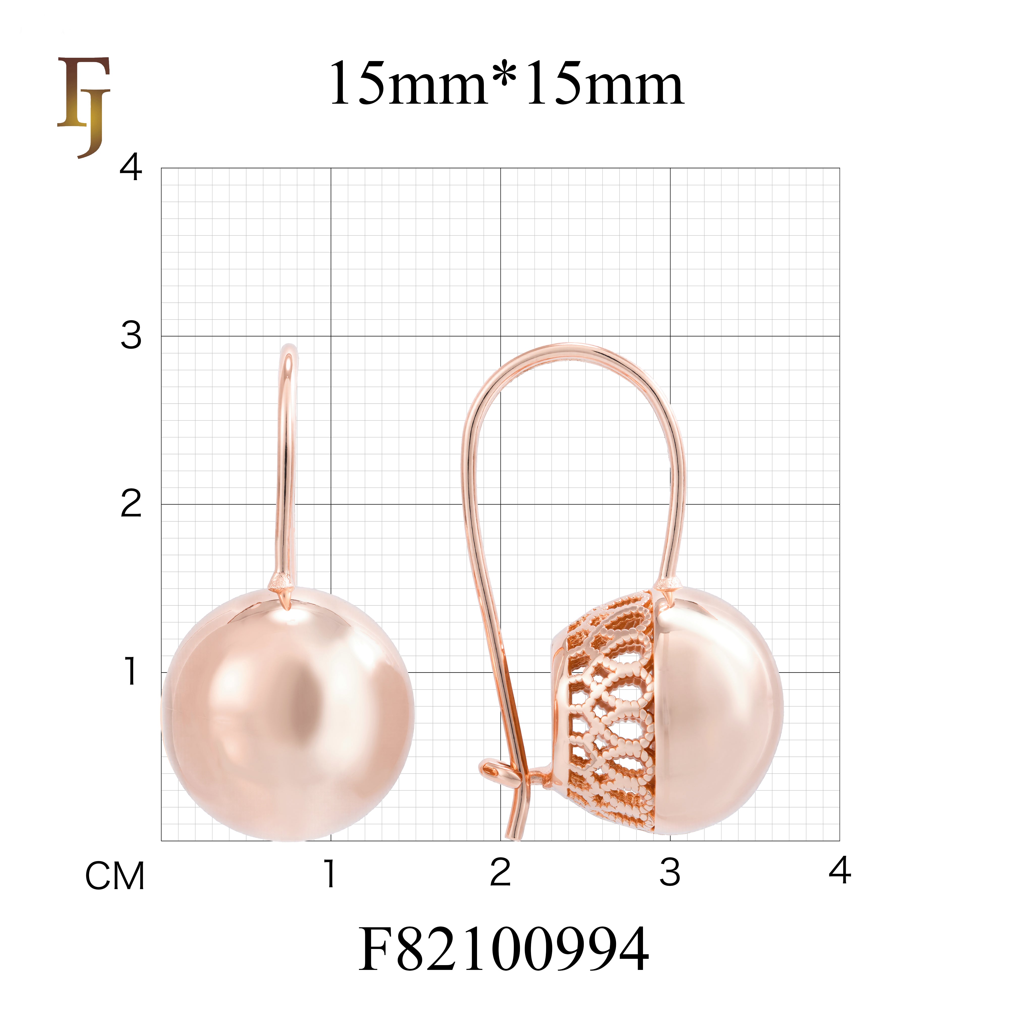 Gold Wire Hook Earrings – Polished Dome Drop with Geometric Filigree Back | Timeless Lightweight Jewelry by FJ