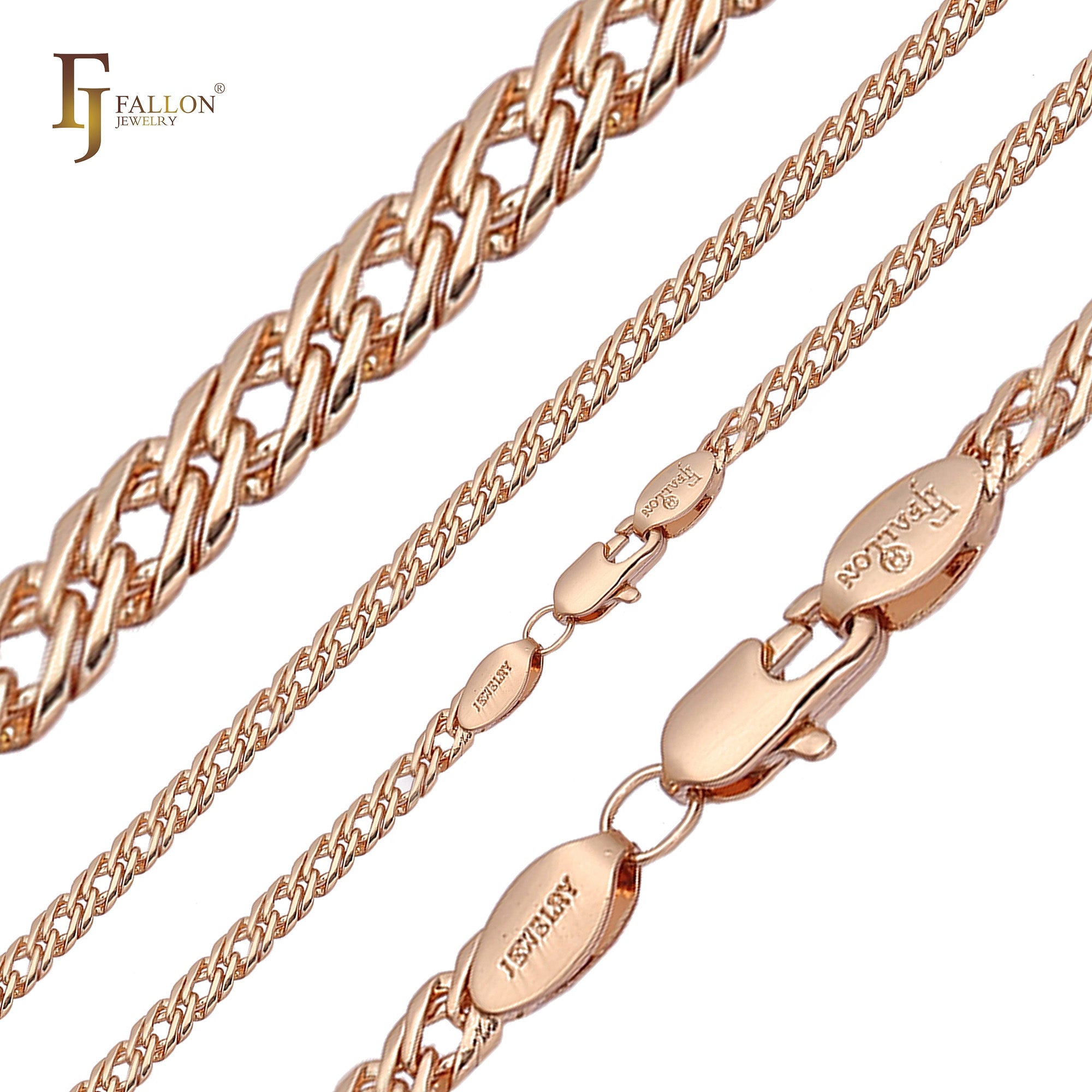 🔥 Classic Rombo link Rose Gold chains