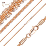 クラシック マルガリータ リンク 14K ゴールド、ローズゴールド、ホワイトゴールド チェーン
