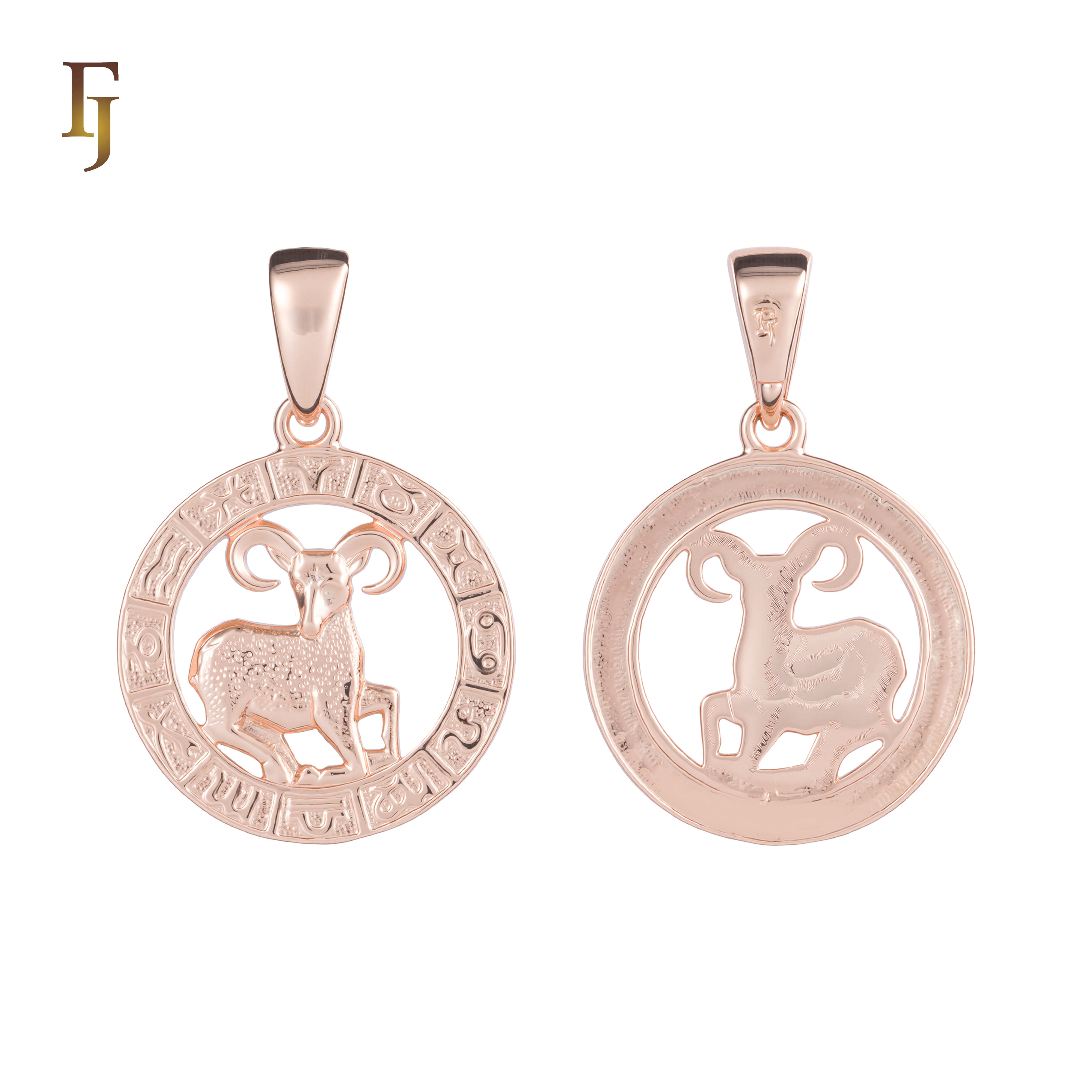 12 Zodiac Sign Pendant Collection – Constellation Charms Plated in Long-Lasting Gold Plated