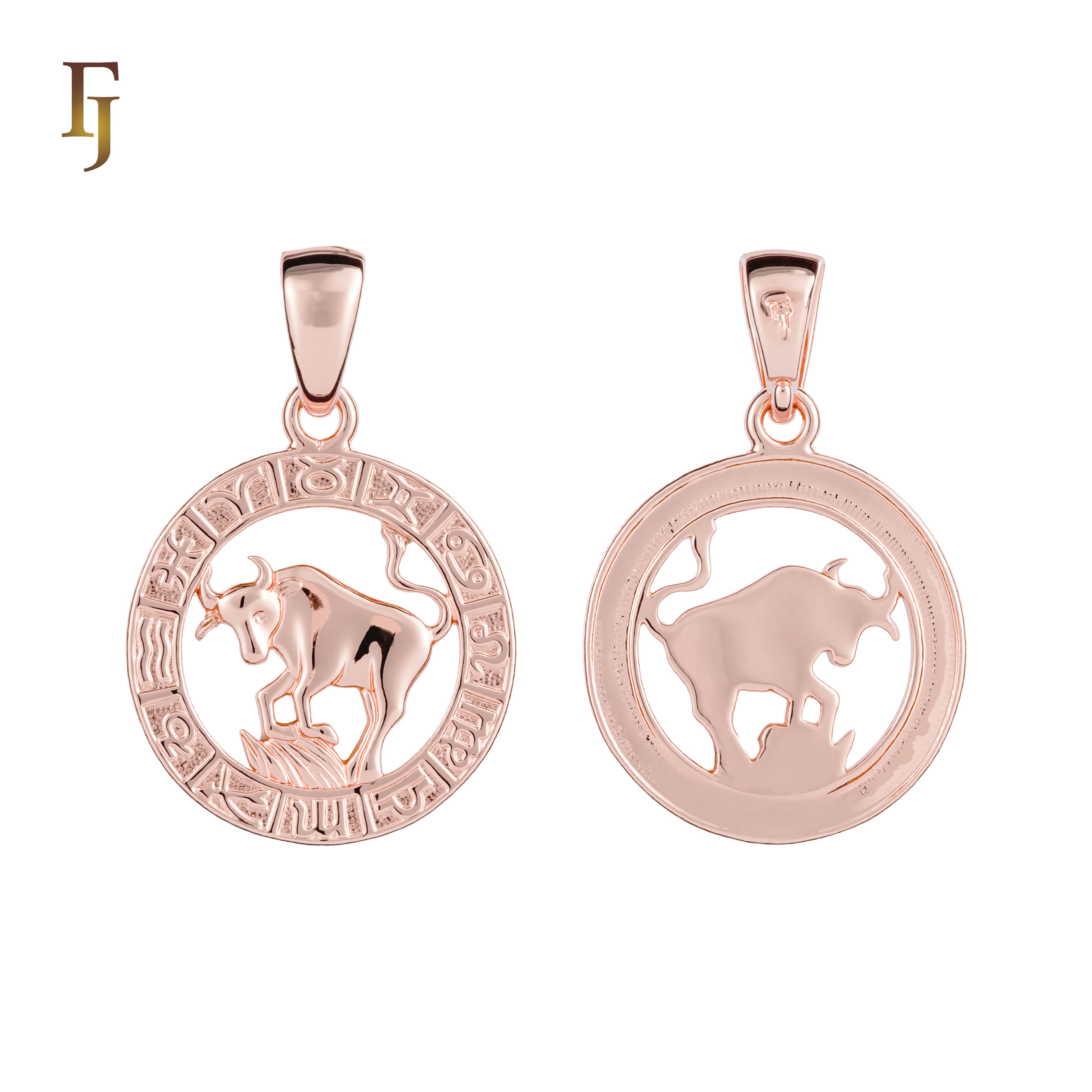 12 Zodiac Sign Pendant Collection – Constellation Charms Plated in Long-Lasting Gold Plated