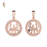 12 Zodiac Sign Pendant Collection – Constellation Charms Plated in Long-Lasting Gold Plated