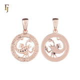 12 Zodiac Sign Pendant Collection – Constellation Charms Plated in Long-Lasting Gold Plated