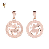 12 Zodiac Sign Pendant Collection – Constellation Charms Plated in Long-Lasting Gold Plated
