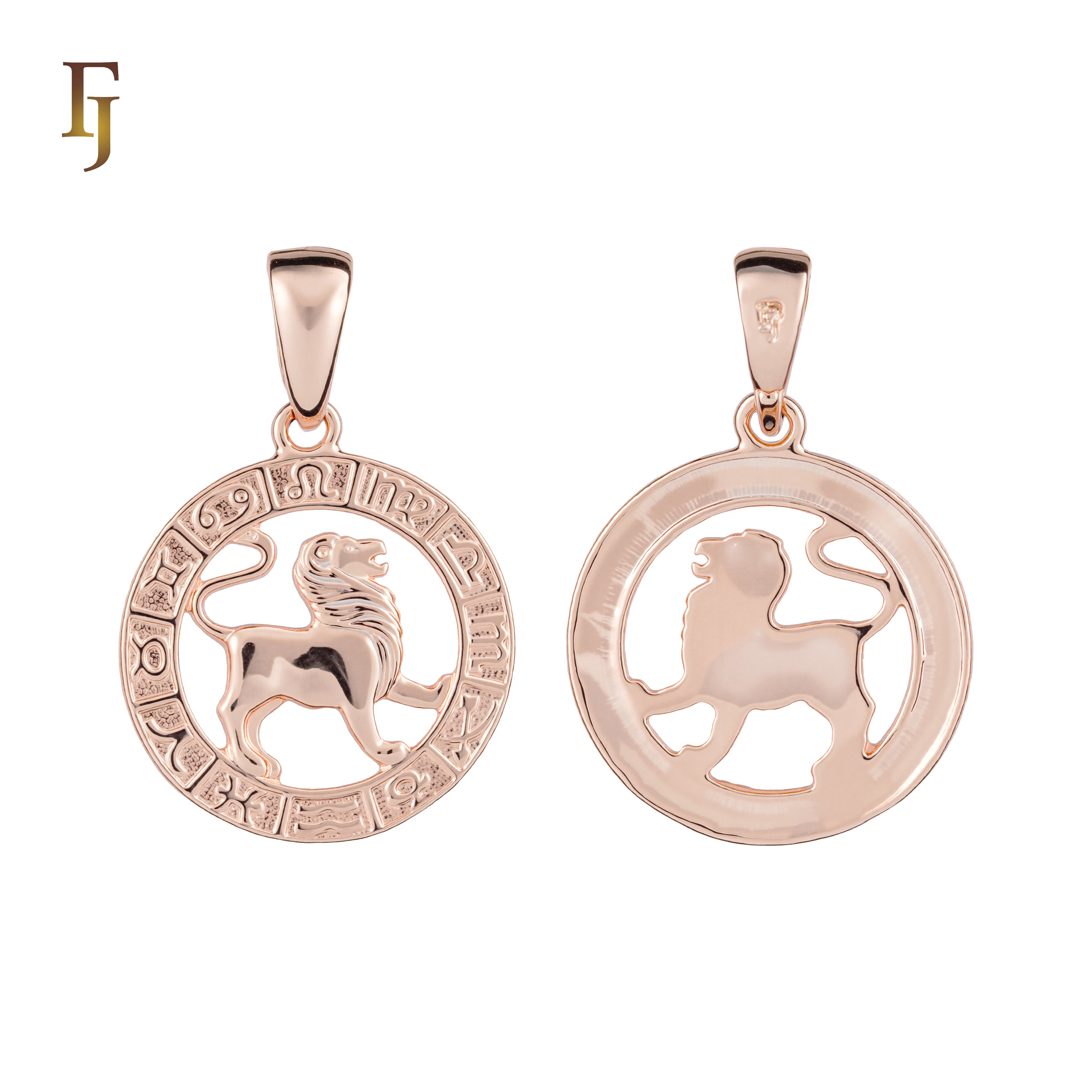 12 Zodiac Sign Pendant Collection – Constellation Charms Plated in Long-Lasting Gold Plated