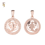 12 Zodiac Sign Pendant Collection – Constellation Charms Plated in Long-Lasting Gold Plated