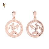12 Zodiac Sign Pendant Collection – Constellation Charms Plated in Long-Lasting Gold Plated