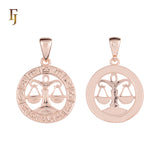 12 Zodiac Sign Pendant Collection – Constellation Charms Plated in Long-Lasting Gold Plated