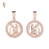 12 Zodiac Sign Pendant Collection – Constellation Charms Plated in Long-Lasting Gold Plated