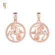 12 Zodiac Sign Pendant Collection – Constellation Charms Plated in Long-Lasting 585 Gold