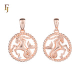 12 Zodiac Sign Pendant Collection – Constellation Charms Plated in Long-Lasting 585 Gold