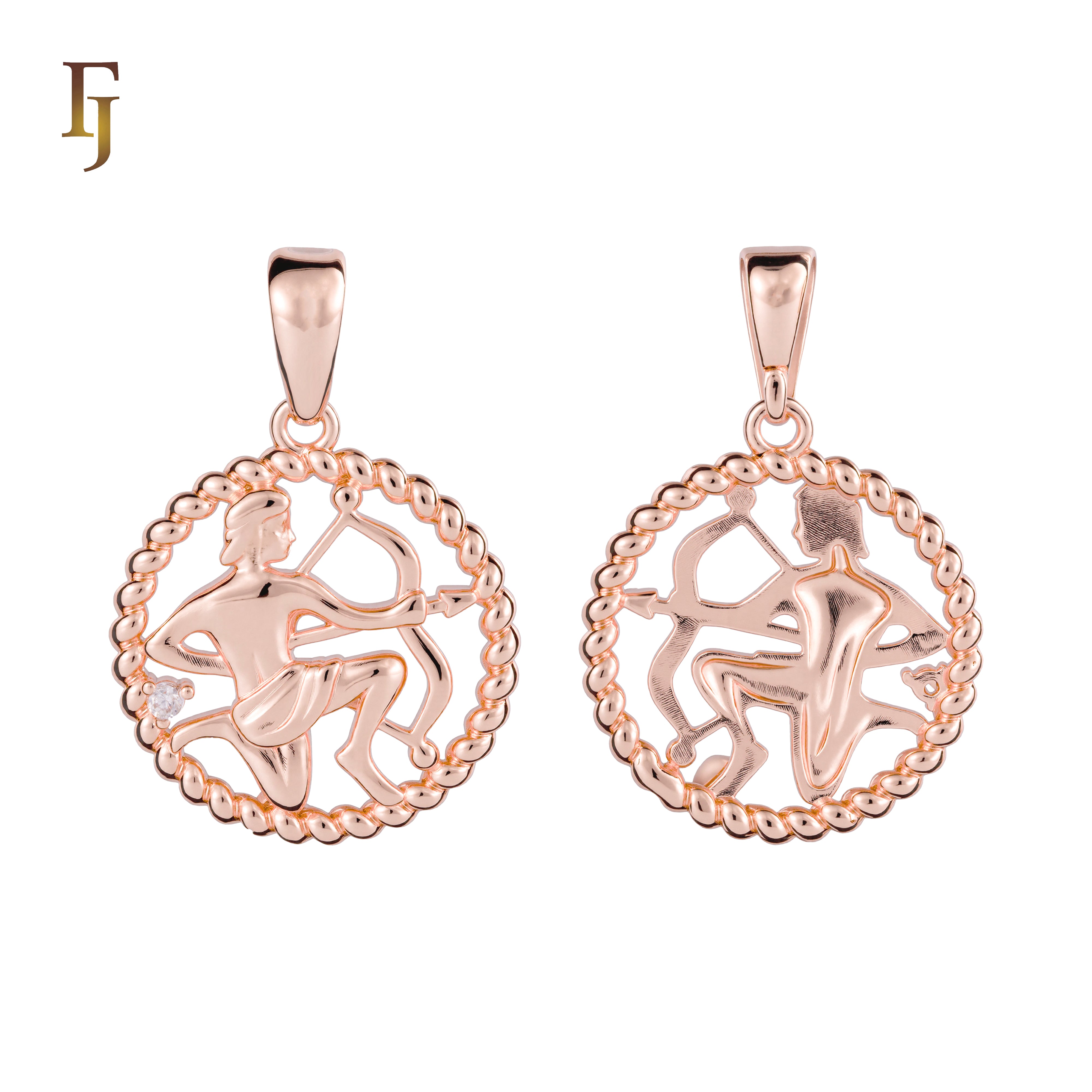 12 Zodiac Sign Pendant Collection – Constellation Charms Plated in Long-Lasting 585 Gold