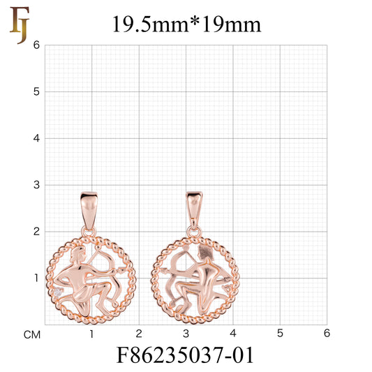 12 Zodiac Sign Pendant Collection – Constellation Charms Plated in Long-Lasting 585 Gold