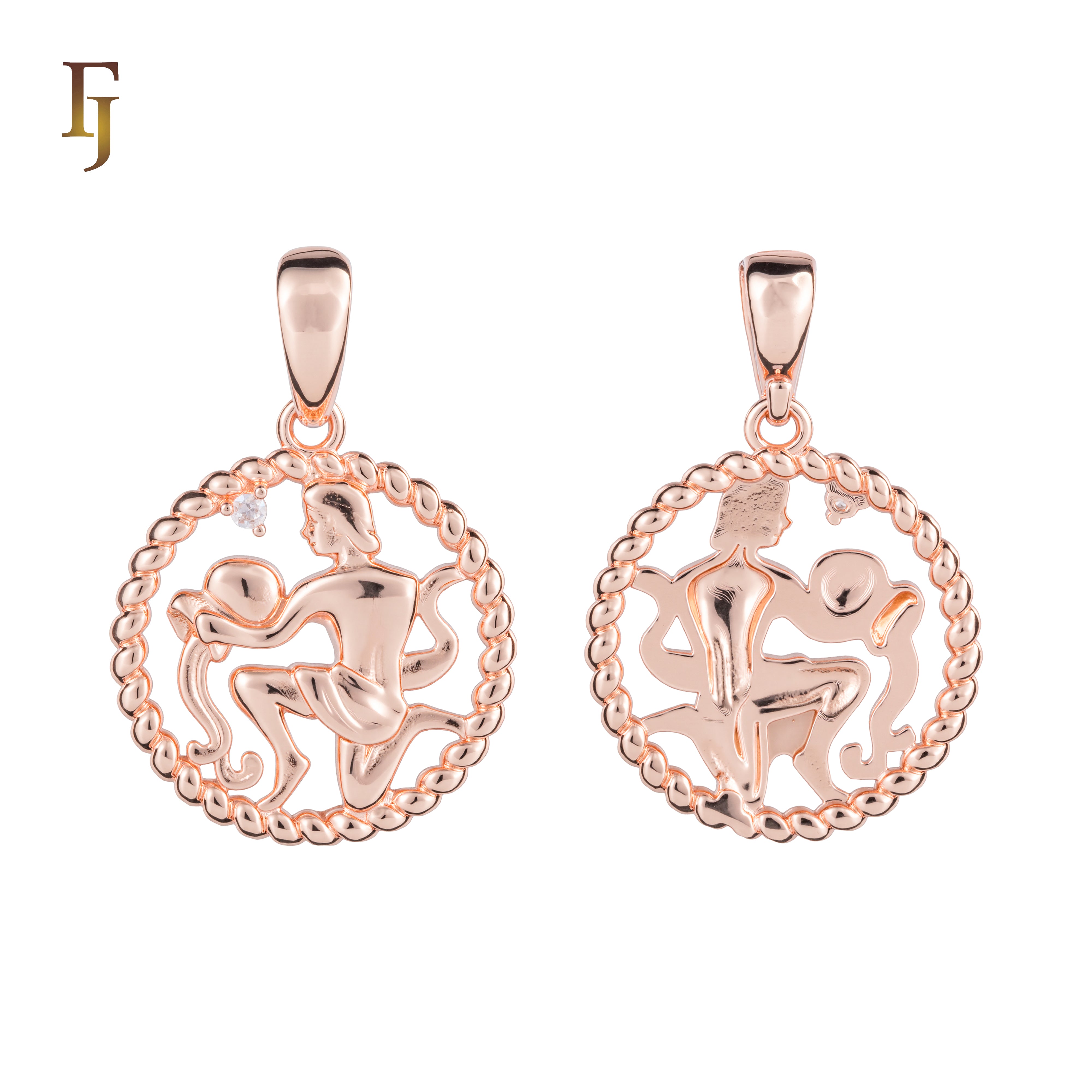 12 Zodiac Sign Pendant Collection – Constellation Charms Plated in Long-Lasting 585 Gold
