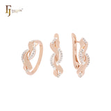 Rose Gold Jewelry Set with Rings