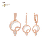 Rose Gold Jewelry Set with Pendant