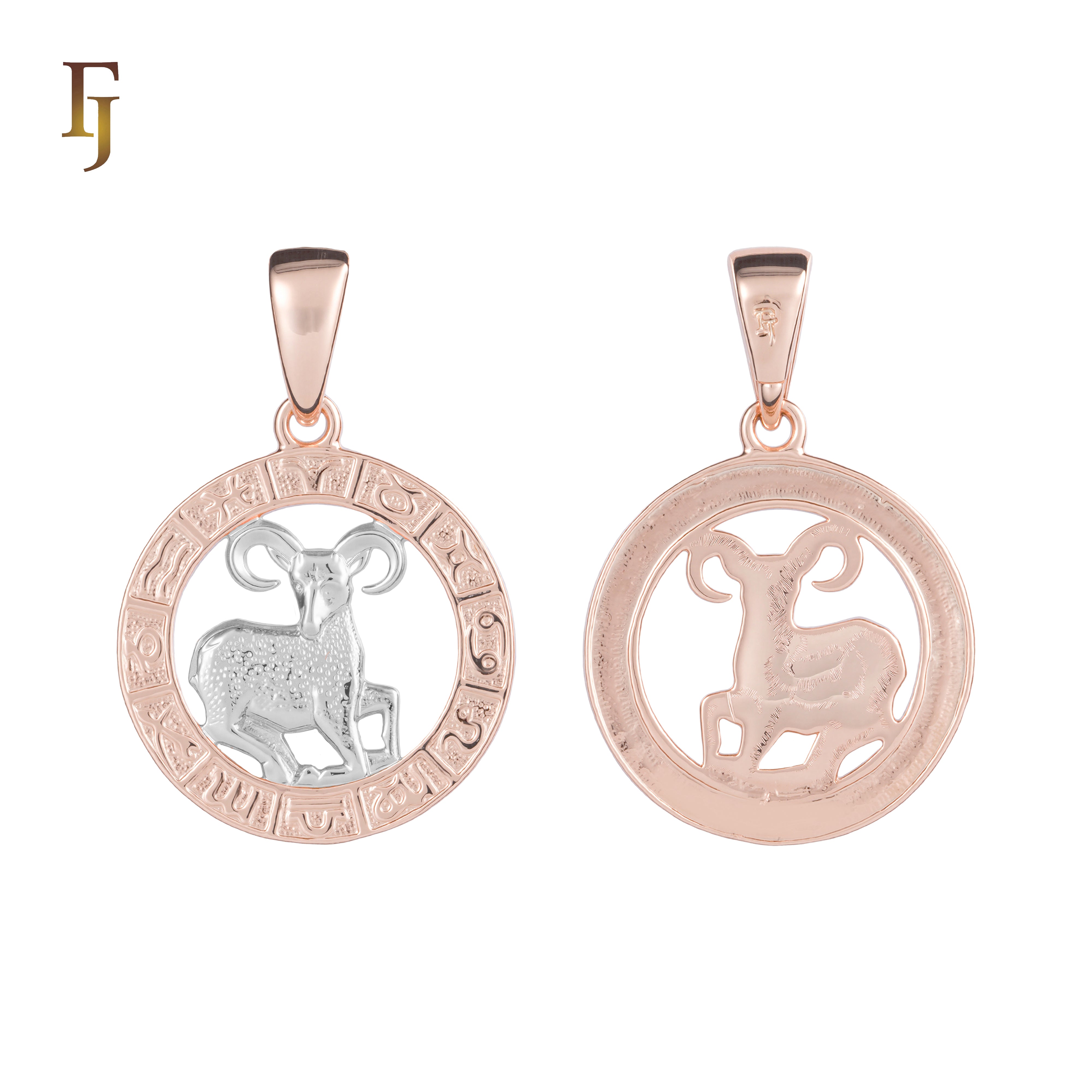 12 Zodiac Sign Pendant Collection – Constellation Charms Plated in Long-Lasting Gold Plated