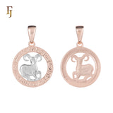 12 Zodiac Sign Pendant Collection – Constellation Charms Plated in Long-Lasting Gold Plated