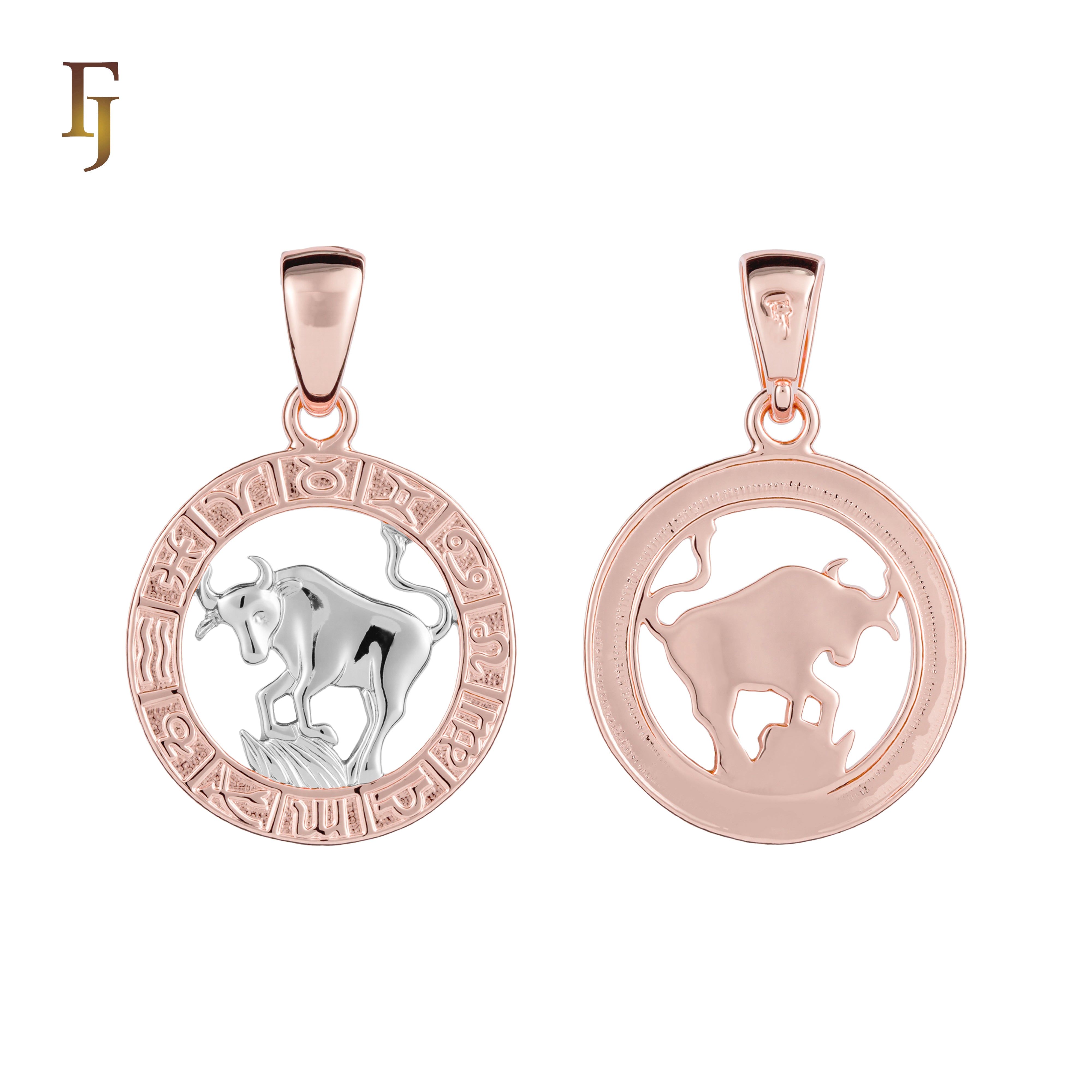 12 Zodiac Sign Pendant Collection – Constellation Charms Plated in Long-Lasting Gold Plated