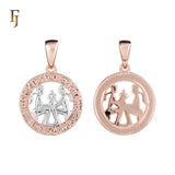 12 Zodiac Sign Pendant Collection – Constellation Charms Plated in Long-Lasting Gold Plated