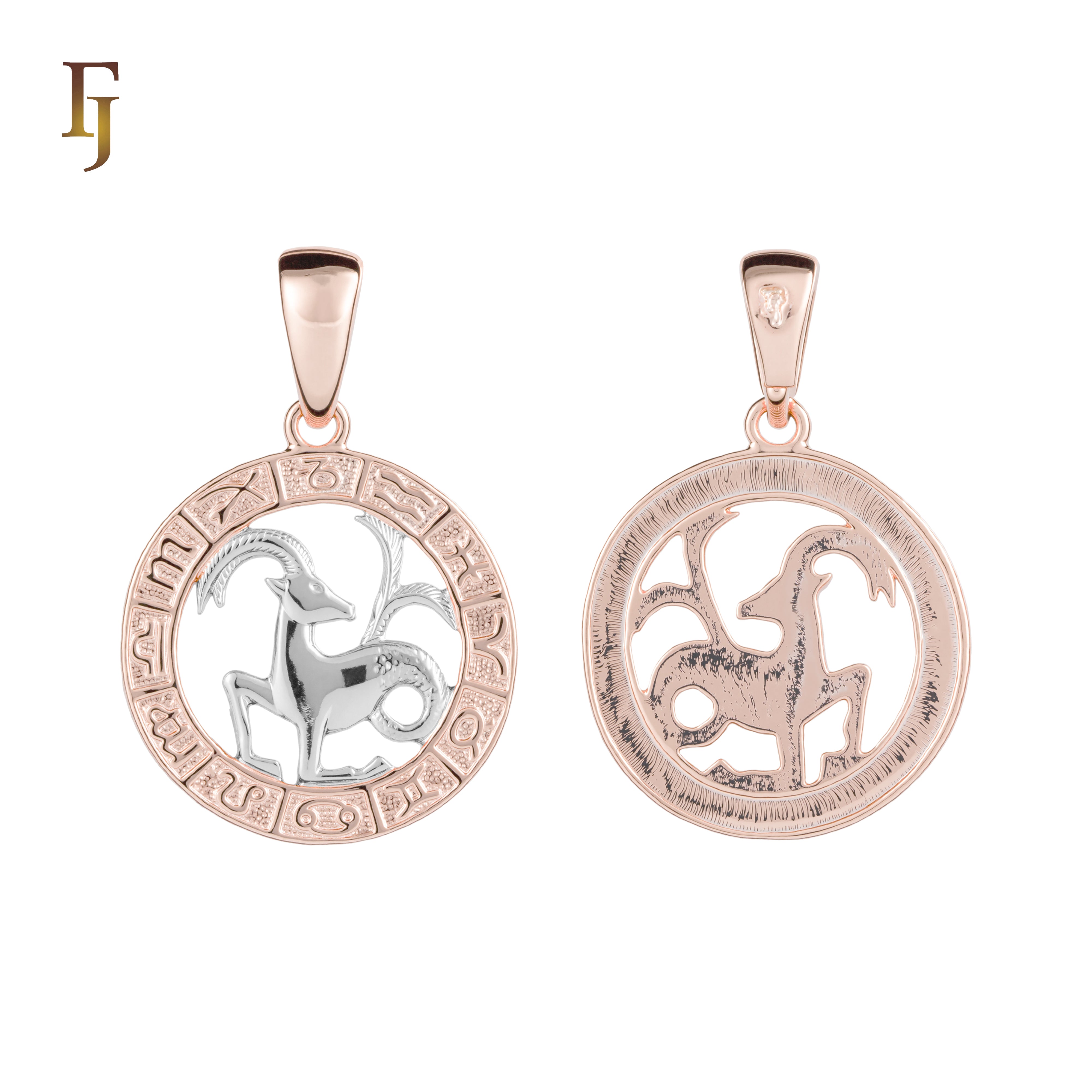 12 Zodiac Sign Pendant Collection – Constellation Charms Plated in Long-Lasting Gold Plated