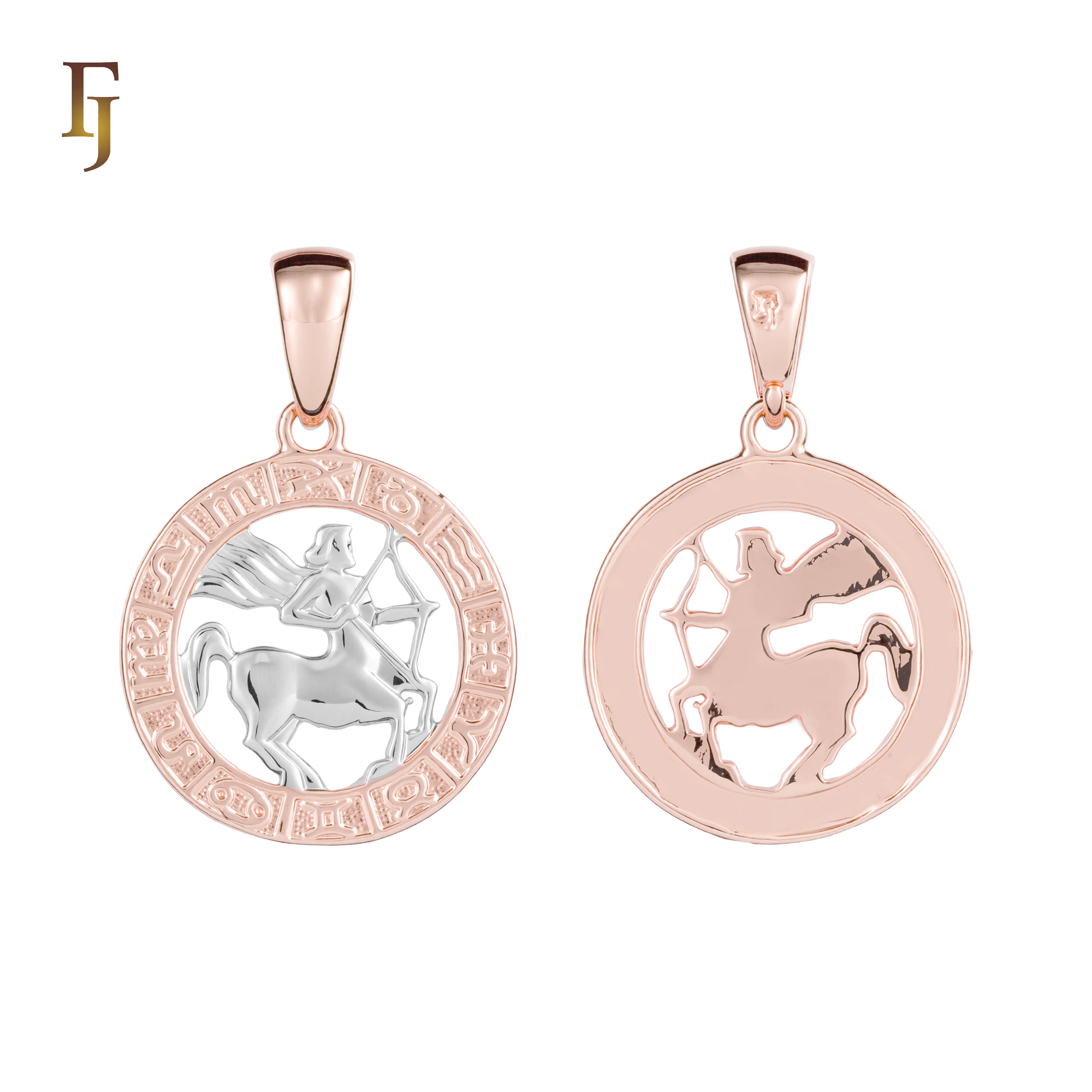 12 Zodiac Sign Pendant Collection – Constellation Charms Plated in Long-Lasting Gold Plated