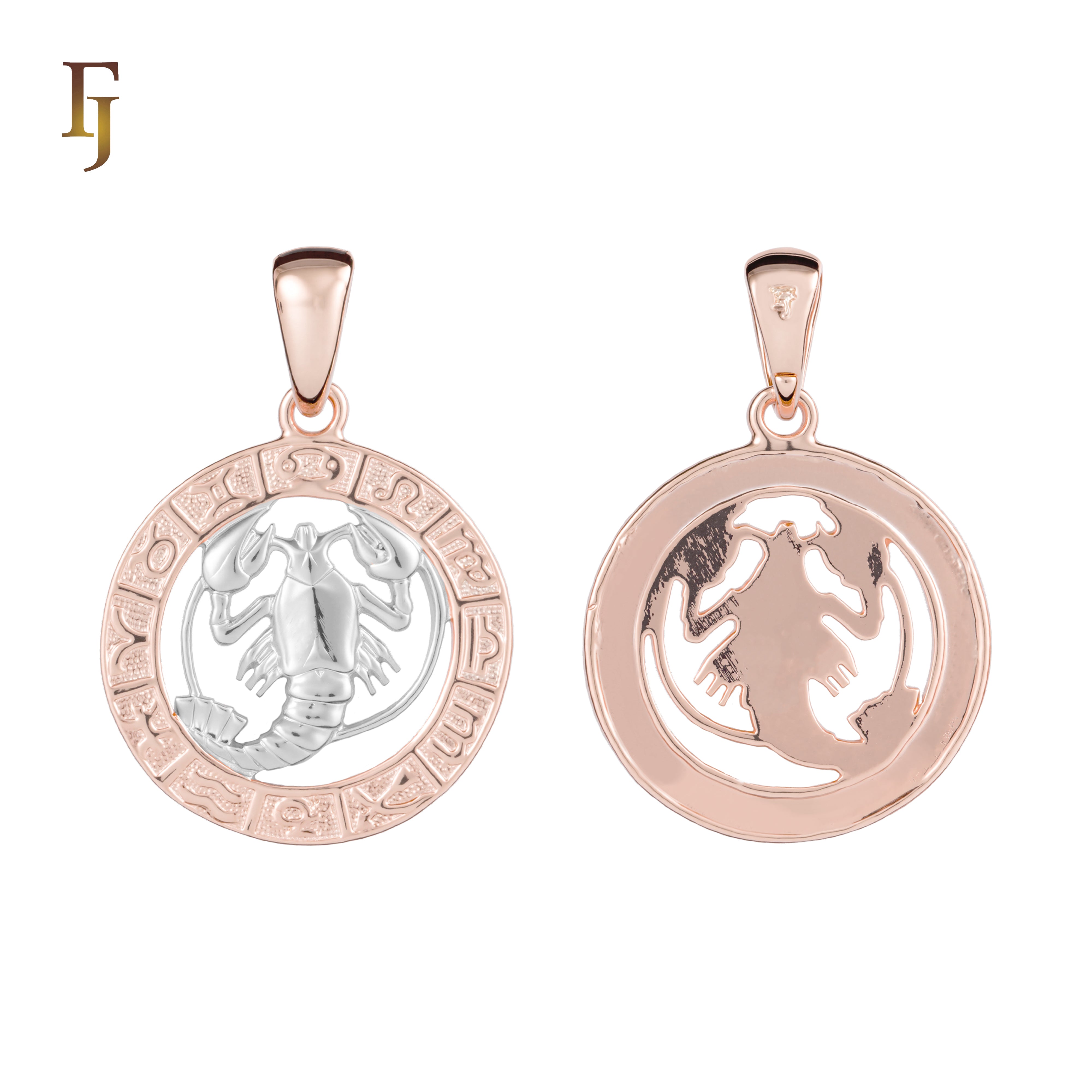 12 Zodiac Sign Pendant Collection – Constellation Charms Plated in Long-Lasting Gold Plated