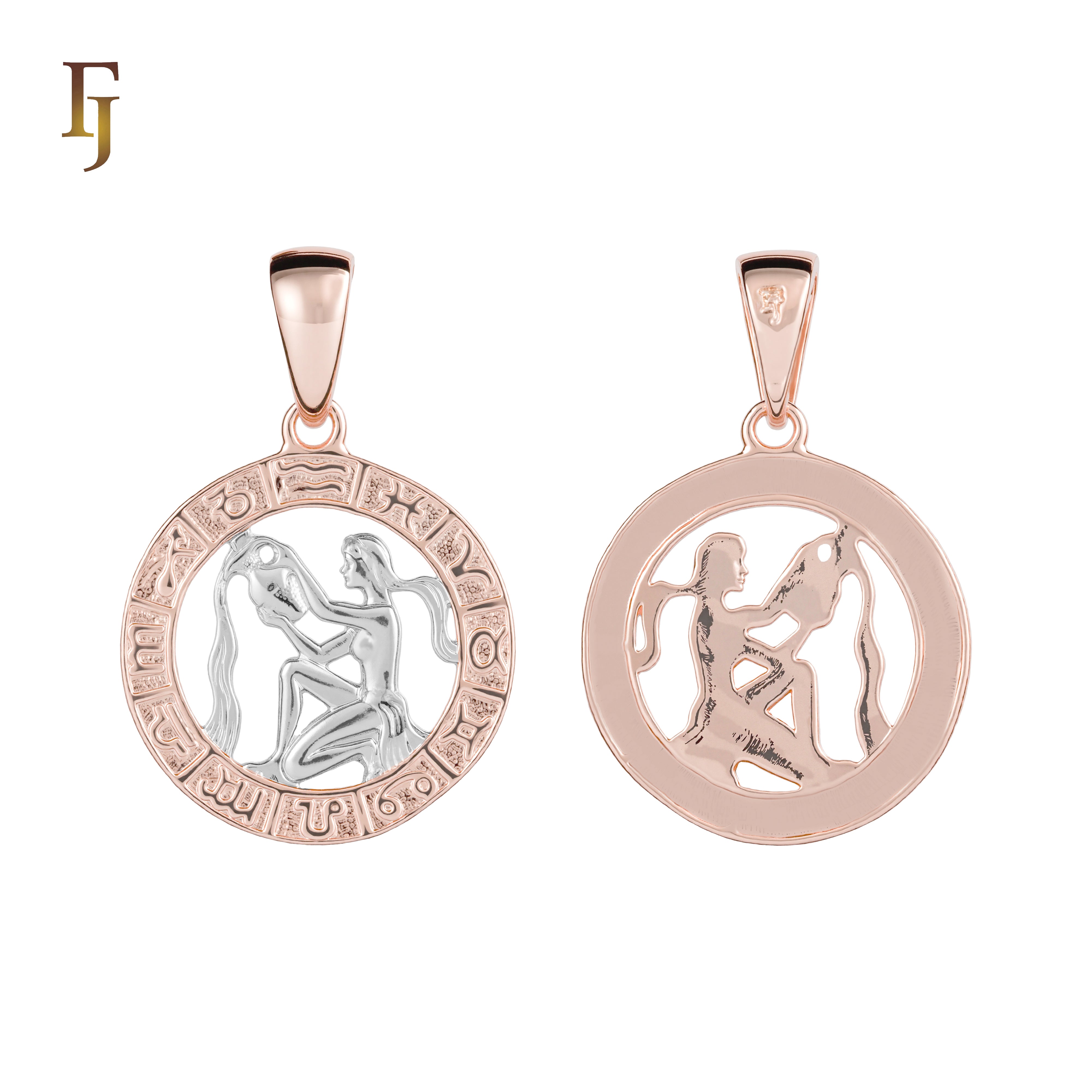 12 Zodiac Sign Pendant Collection – Constellation Charms Plated in Long-Lasting Gold Plated