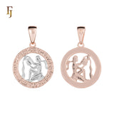 12 Zodiac Sign Pendant Collection – Constellation Charms Plated in Long-Lasting Gold Plated