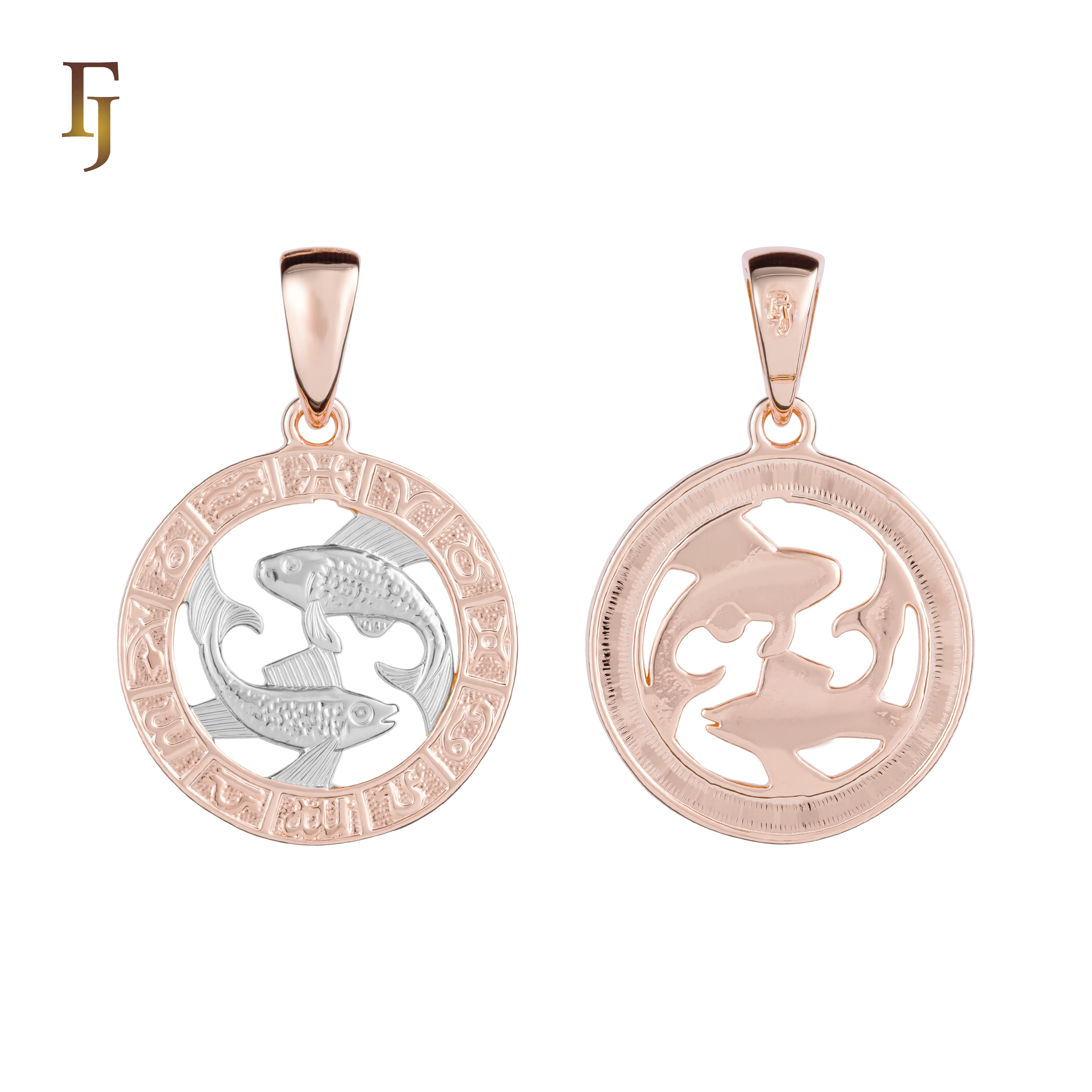 12 Zodiac Sign Pendant Collection – Constellation Charms Plated in Long-Lasting Gold Plated
