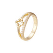 Ringe aus 14-kar?tigem Gold, Ros¨¦gold-Beschichtung