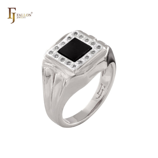 White Gold Men's Rings