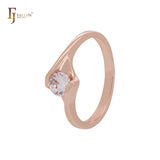 Rings in 14K Gold, Rose Gold two tone plating colors