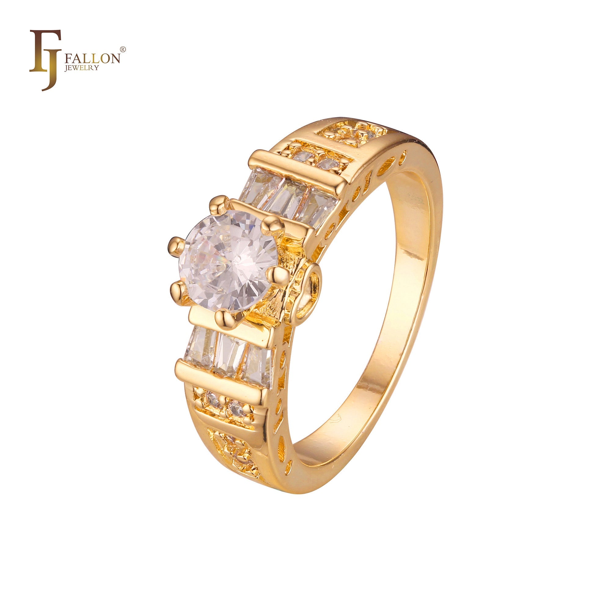 Stapelbare Ringe in 18-Karat-Gold, Wei?gold und 14-Karat-Vergoldungsfarben