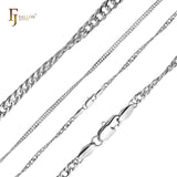 Double cuban link 14K Gold, 18K Gold, White Gold chains